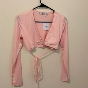 Pink Wrap Crop Top
Adika
Large